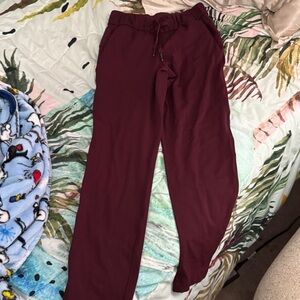 Lululemon Burgundy joggers